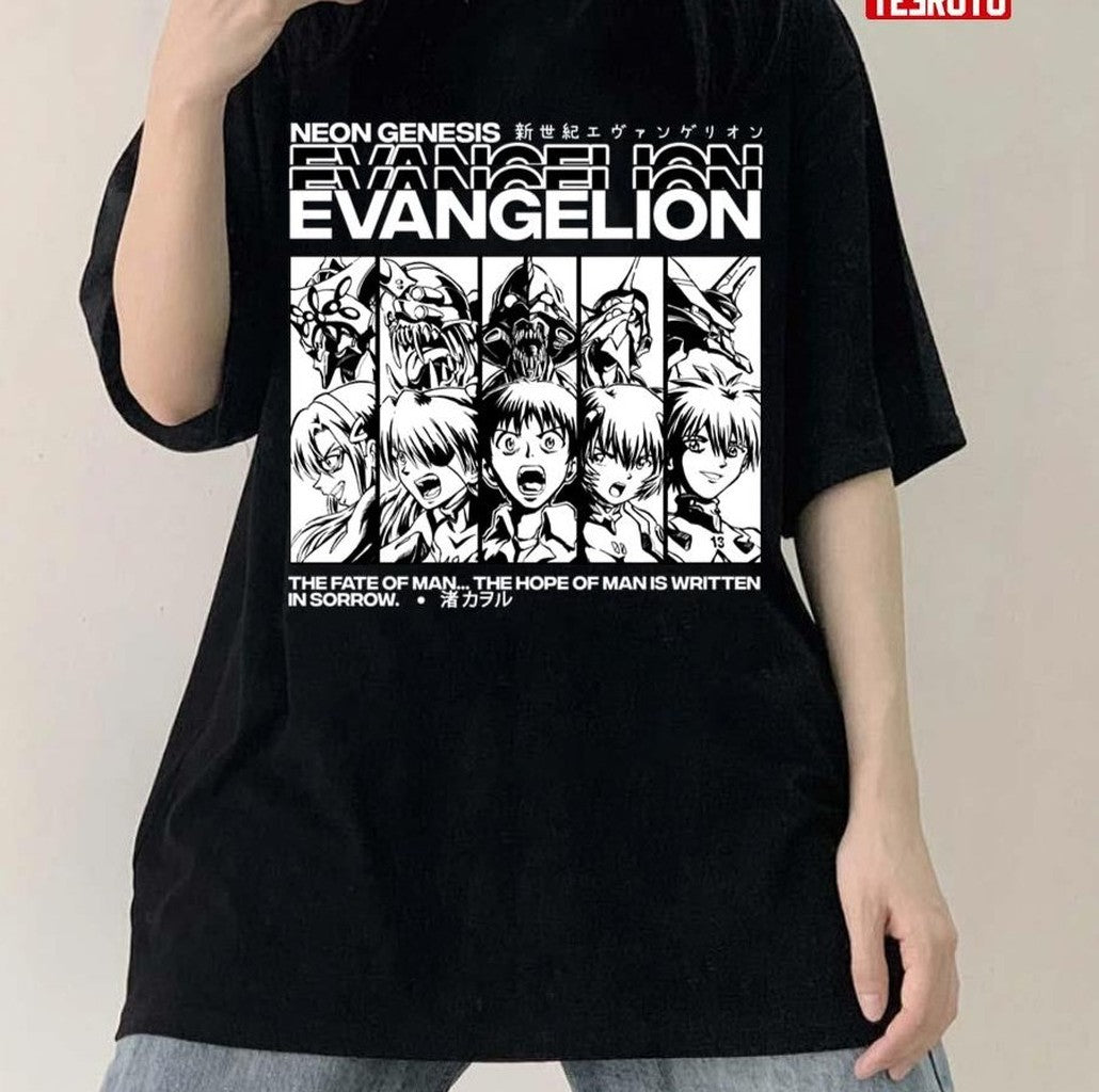 Neon Genesis Evangelion Pilots Back Unisex Sweatshirt