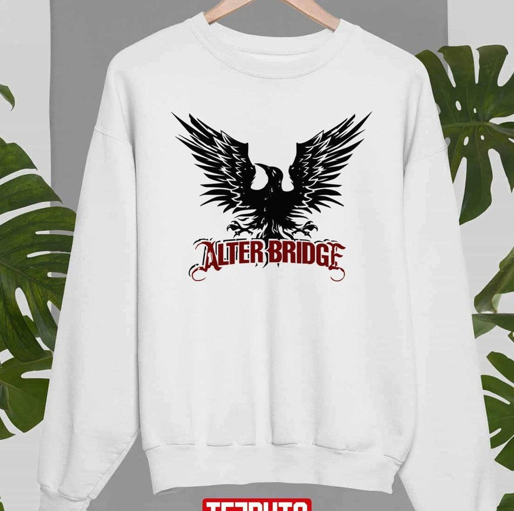 Black Bird Flying Alter Bridge Illustration Unisex Sweatshirt