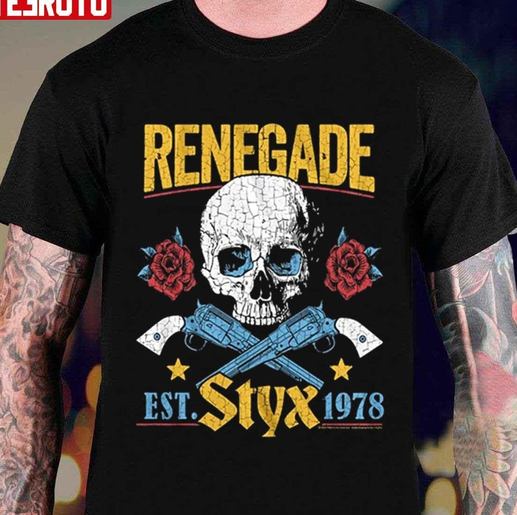 70s Rock 1978 Renegade Tour Band Styx Unisex T-Shirt