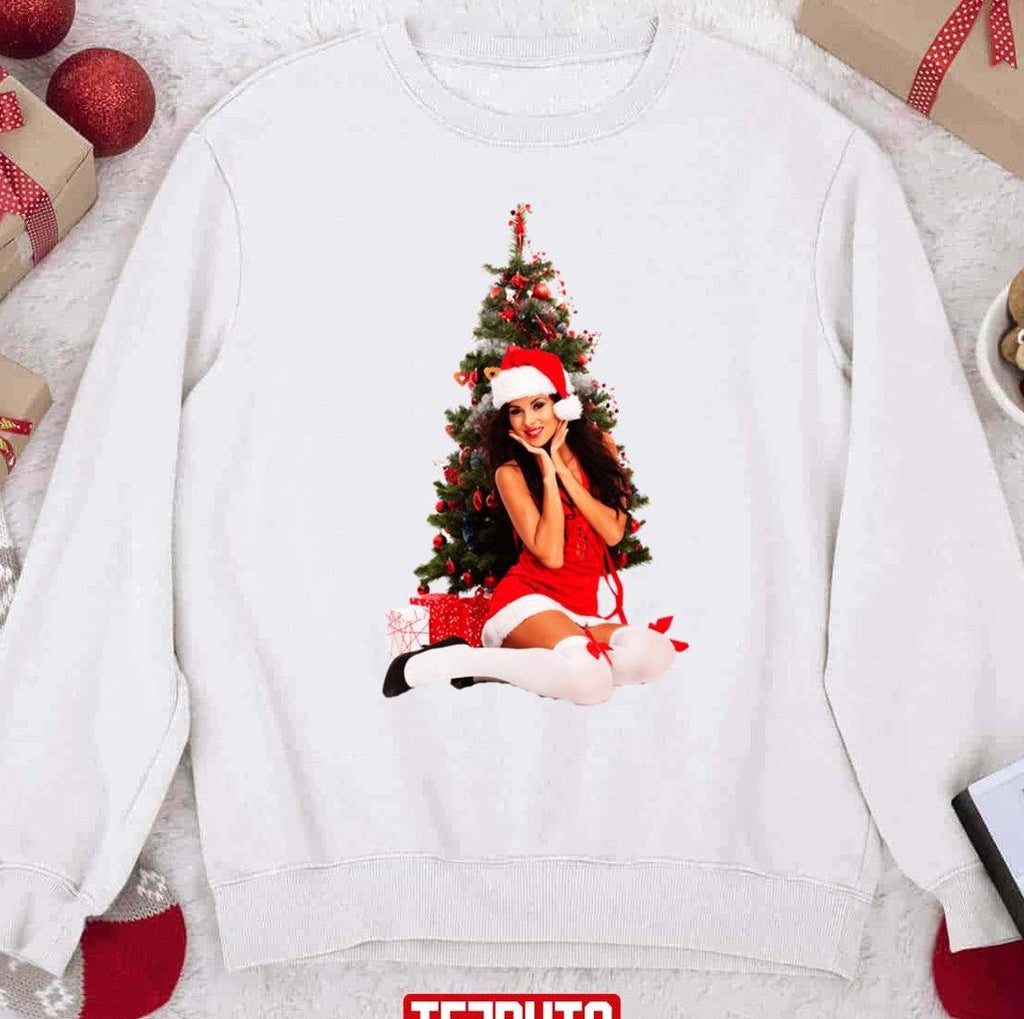 Santa Girl Christmas 2023 Unisex Sweatshirt
