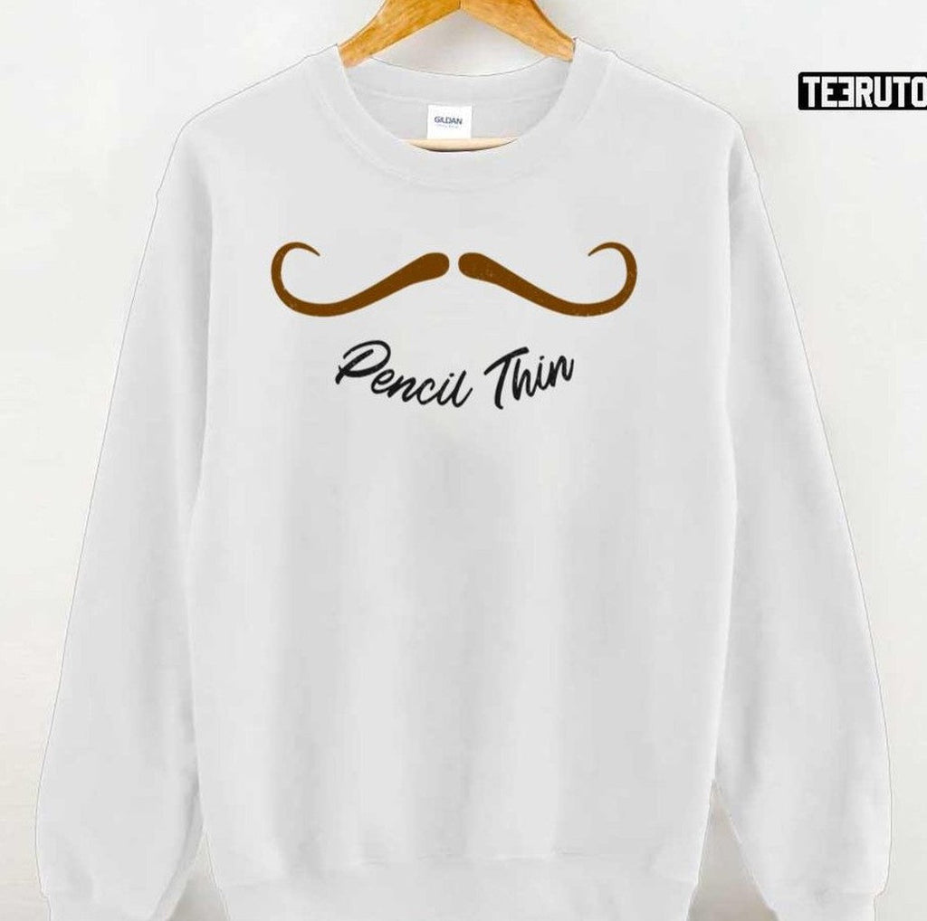 Pencil Thin Mustache Unisex T-Shirt