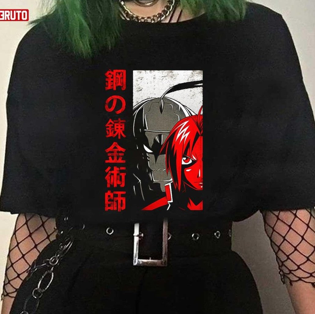 The Fullmetal Alchemist Series Characters Japanese Style Unisex T-Shirt Unisex T-Shirt