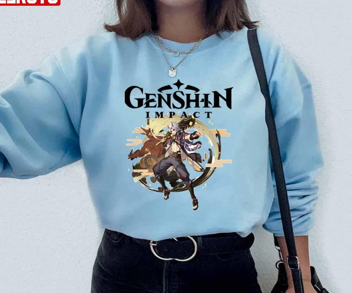 Arataki Itto Genshin Impact Fashion Unisex T-Shirt