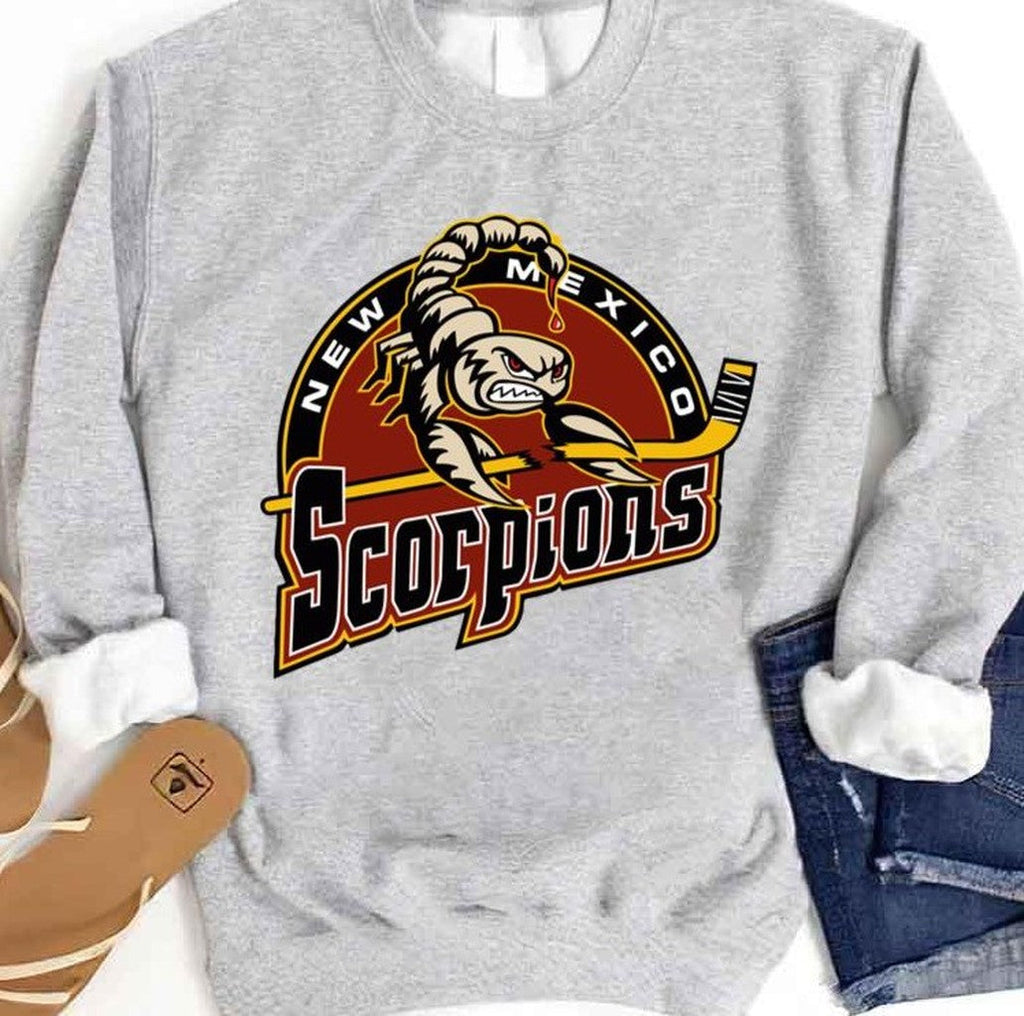 New Mexico Scorpions Ice Hockey Logo Unisex Sweatshirt