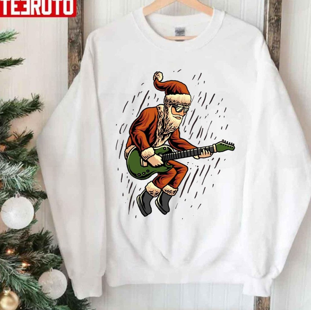 Santa Rock And Roll Sweatshirt