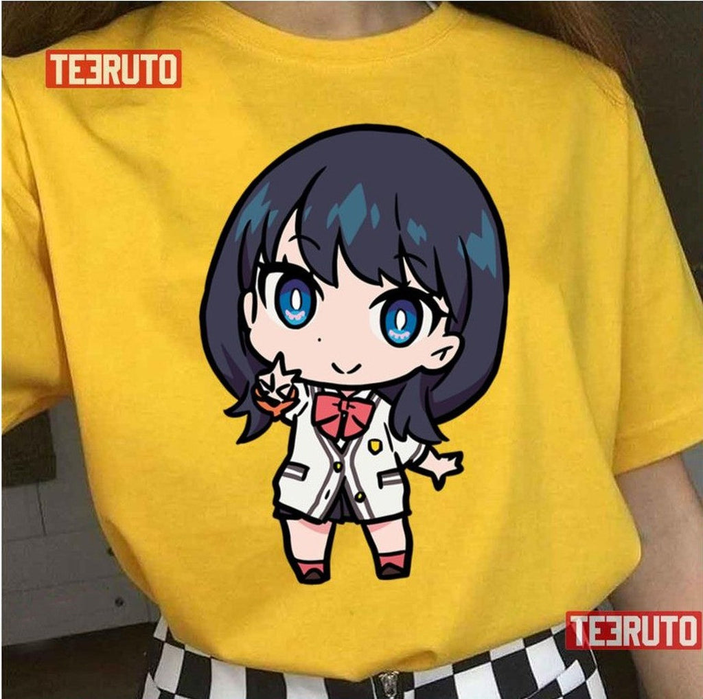 Rikka Chibi Ssss Gridman Anime Unisex T-Shirt