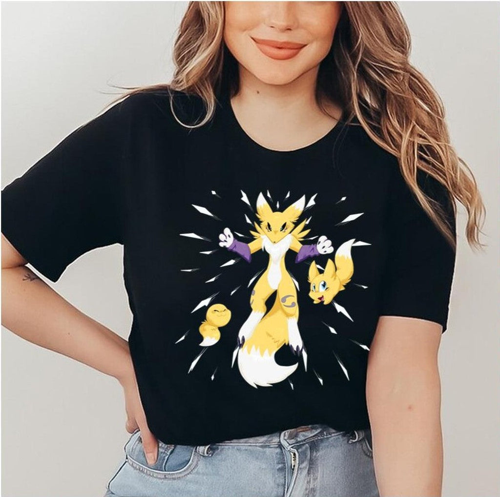 Power Of Renamon Digimon Unisex Sweatshirt