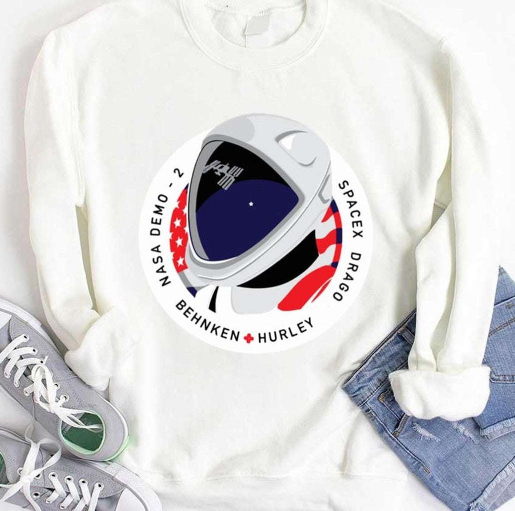 Spacex Crew Dragon Behnken Hurley Unisex Sweatshirt