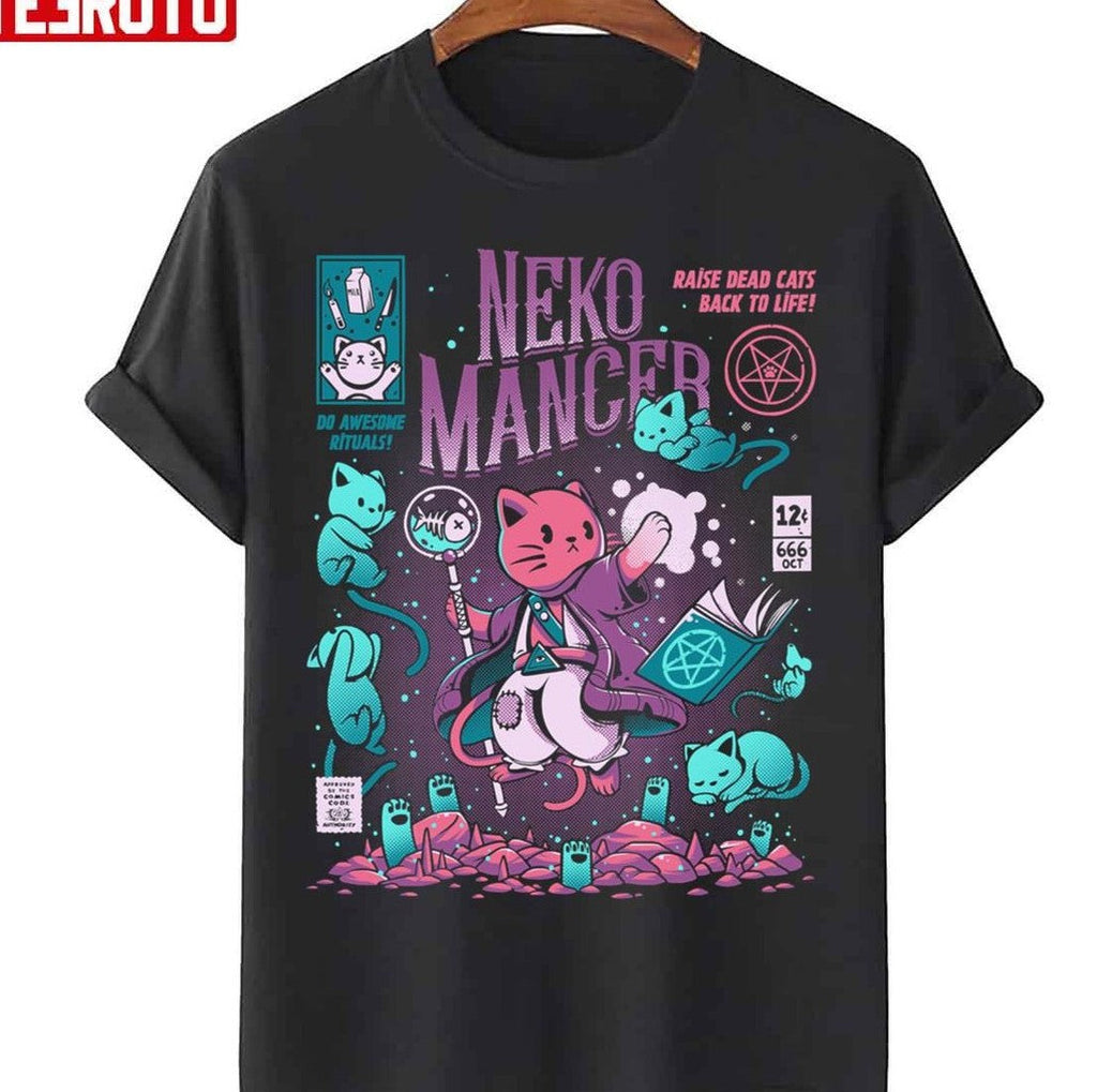 Nekomancer Japanese Style Aesthetic Harajuku Unisex Sweatshirt