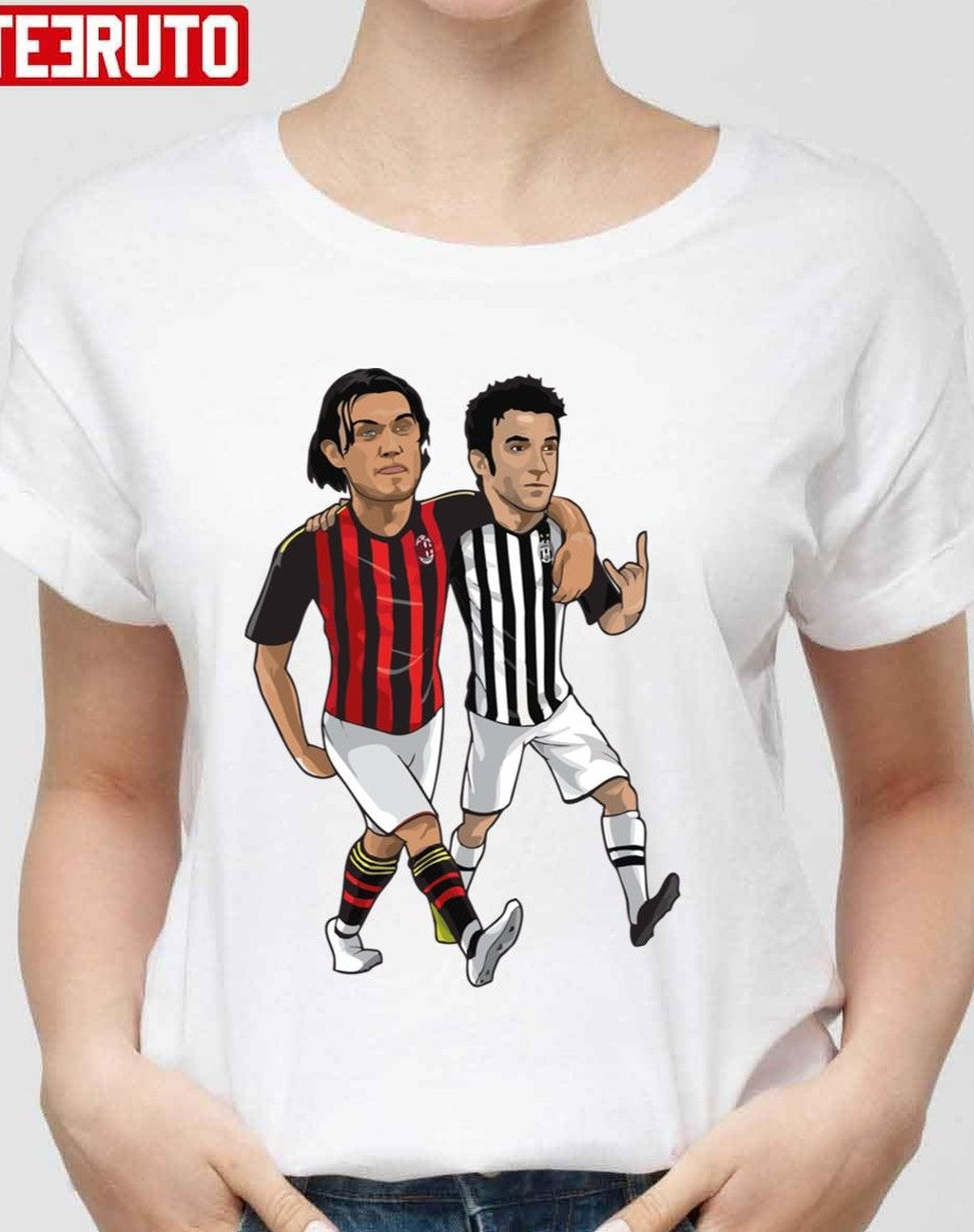 Poprain Legends From Milan Paolo Maldini Unisex T-Shirt