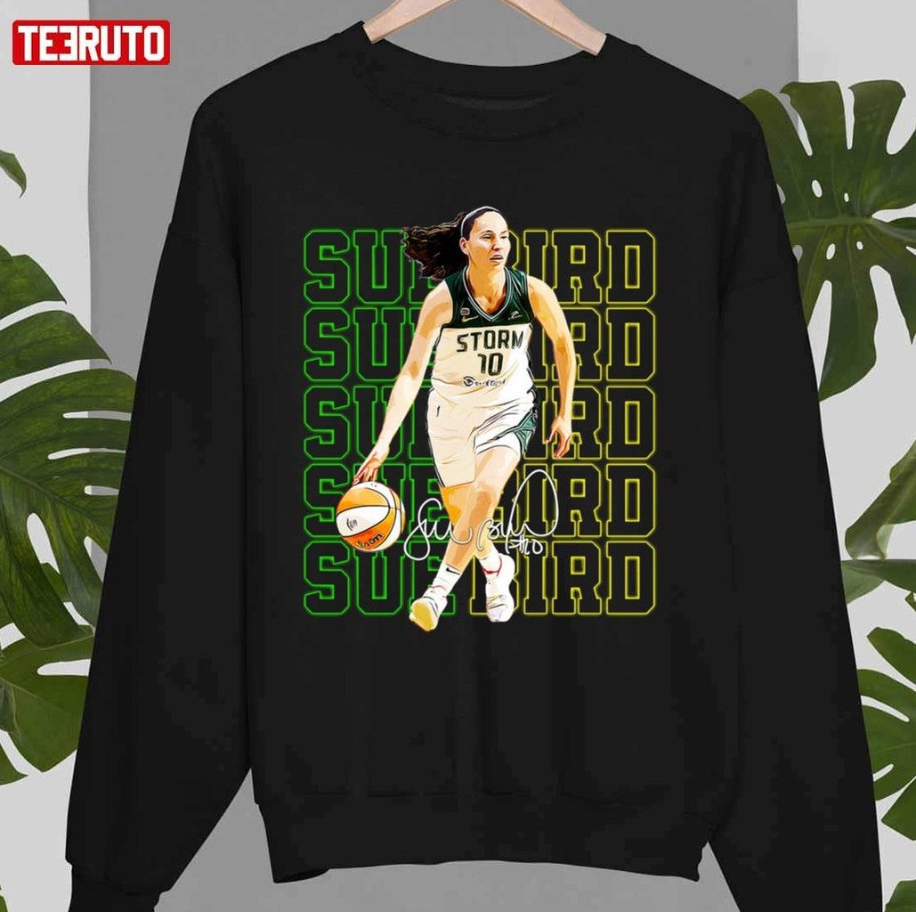 Sue Bird Legend Basketball Signature Vintage Retro 80s Unisex T-Shirt