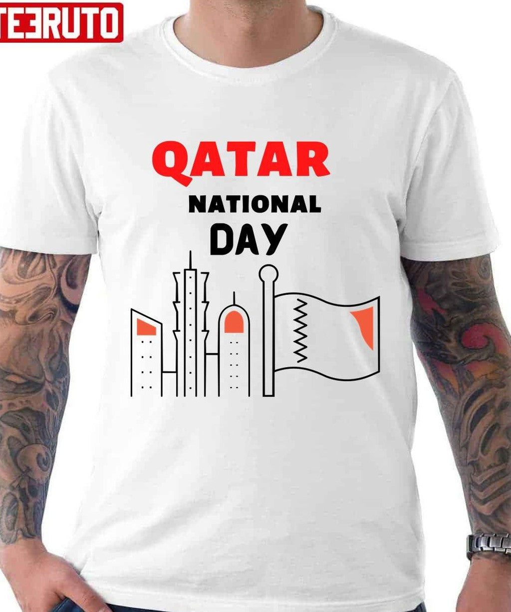 Qatar National Day Flag Unisex T-Shirt