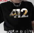 412 Pittsburgh Skyline City Unisex T-Shirt