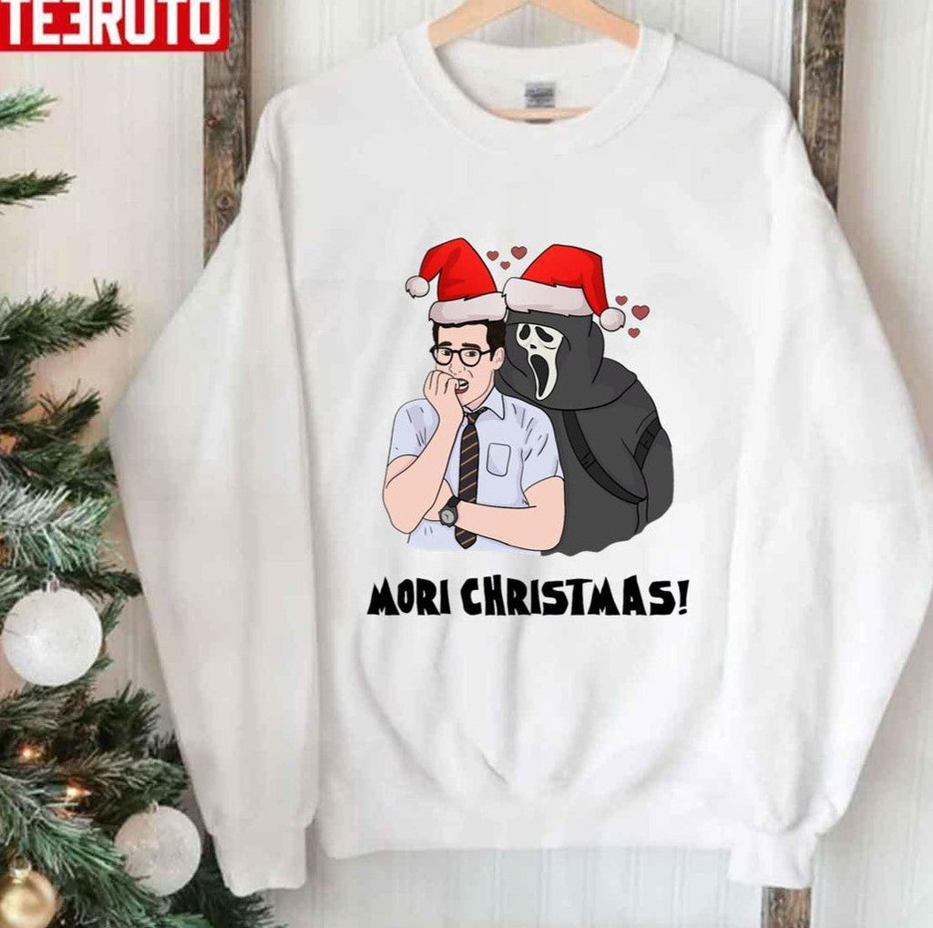 Mori Christmas Dwight Fairfield Ghostie Unisex Sweatshirt