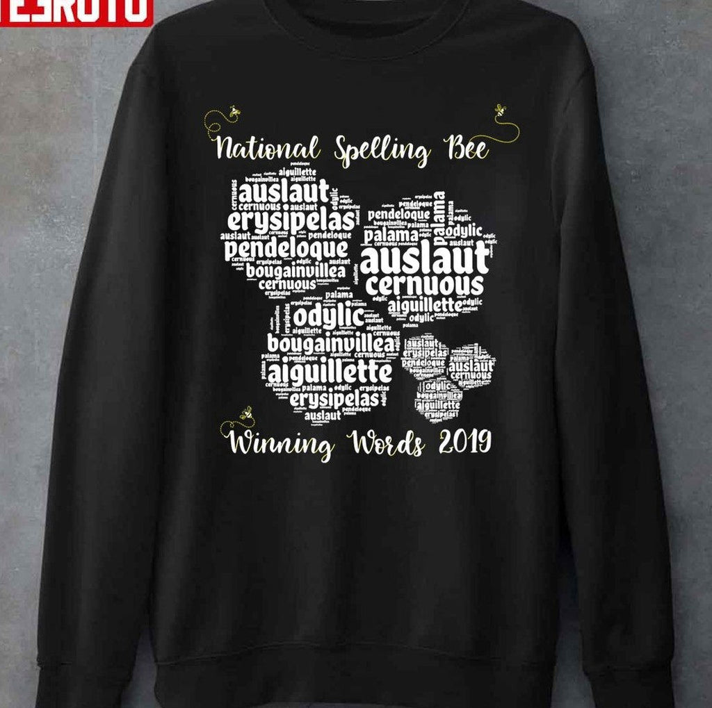 National Spelling Bee Winning Words Honeycomb Art Unisex T-Shirt