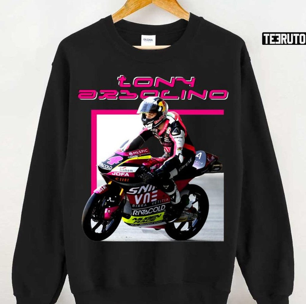 Moto3 Champion Pro Tony Antonio Arbolino Number 14 Fan Unisex Sweatshirt