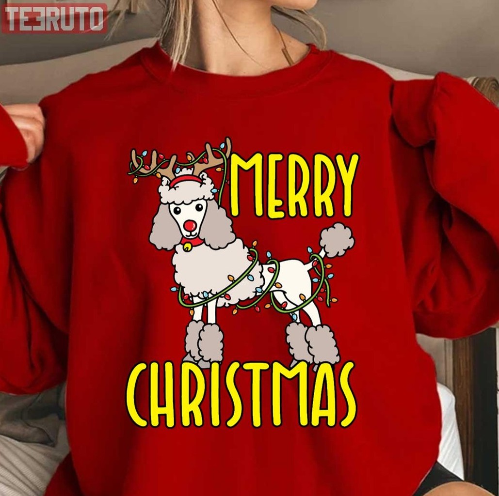 Poodle Christmas Unisex Sweatshirt