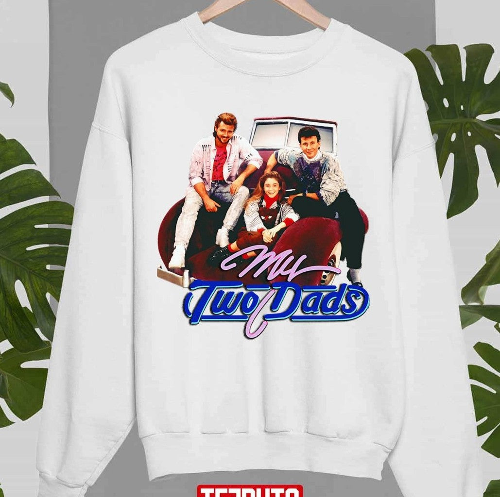 My Two Dads 80s 90s Throwback Paul Reiser Cast Tribute Christmas Holiday Unisex Sweatshirt