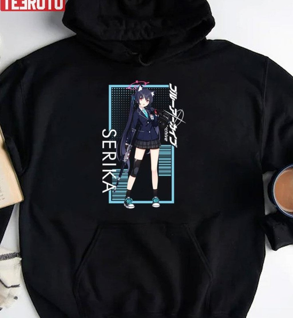 Serika Character Portrait Blue Archive Unisex T-Shirt
