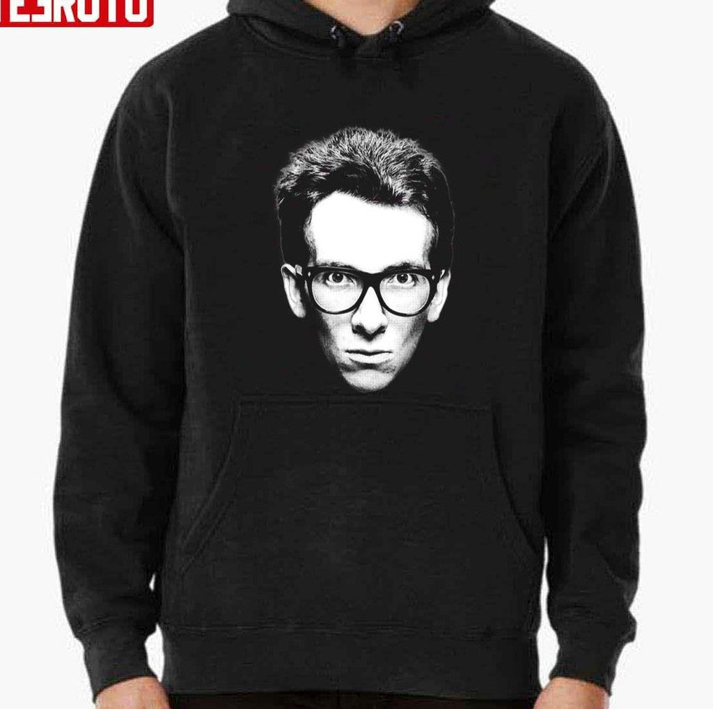 Portrait Of Elvis Costello Graphic Unisex T-shirt
