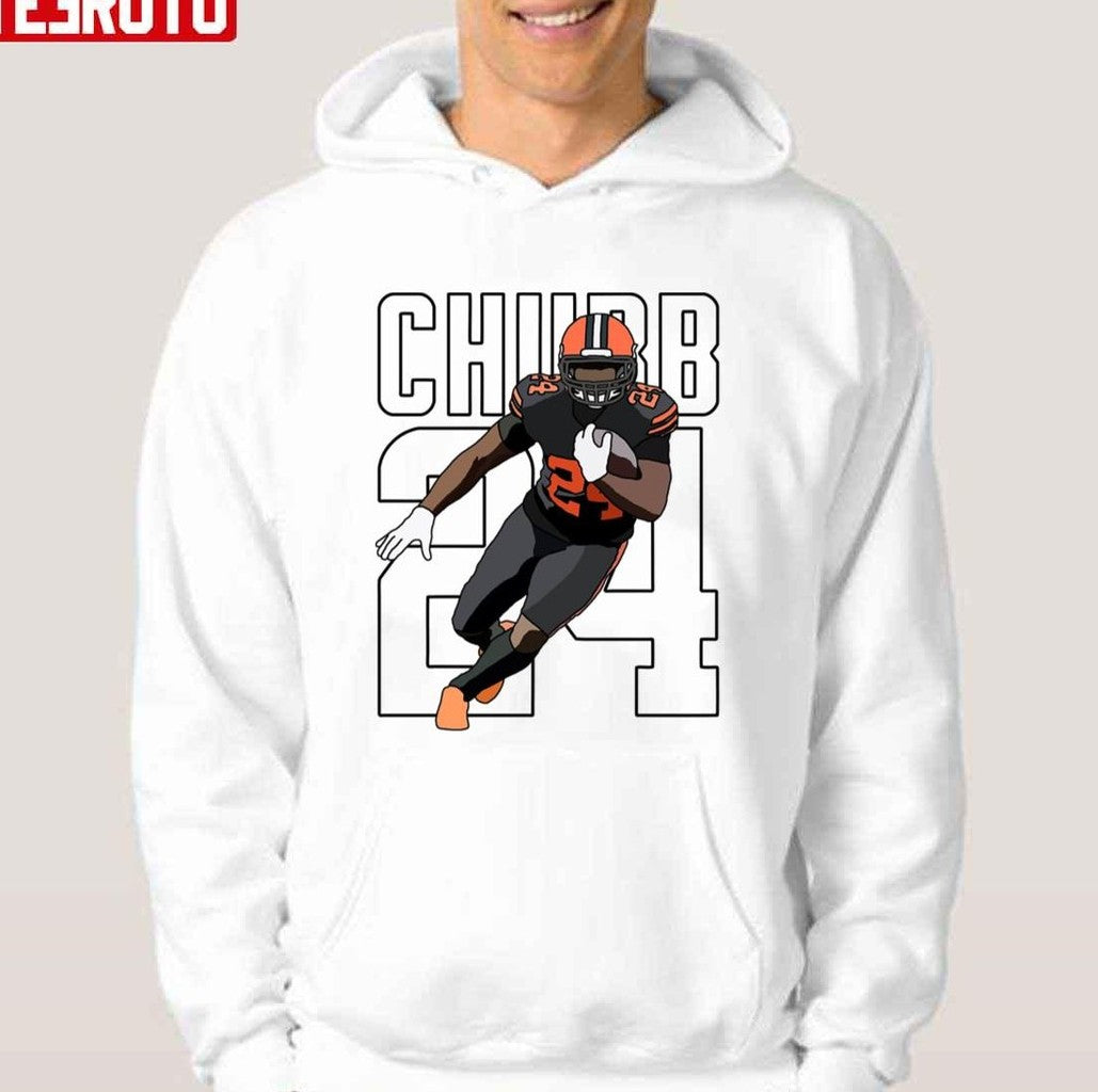 Nick Chubb American Football Number 24 Graphic Unisex T-shirt
