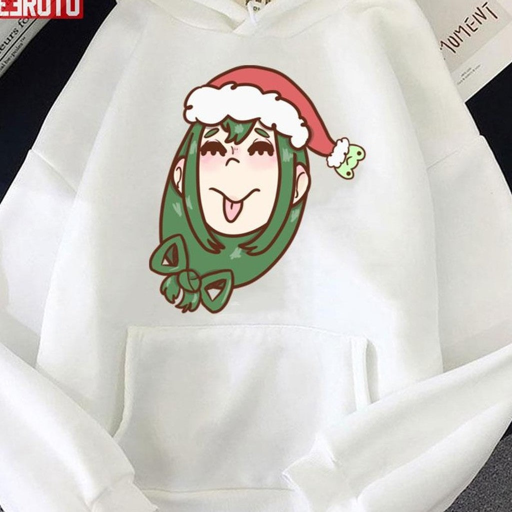 Asui Funny Face My Hero Academia Christmas Design Unisex Sweatshirt