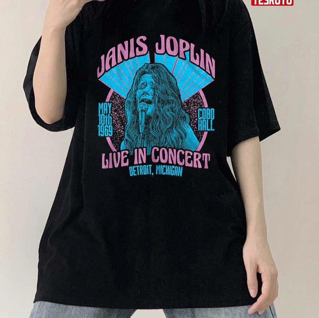 Serenity Lady Janis Joplin Concert Michigan Unisex T-Shirt