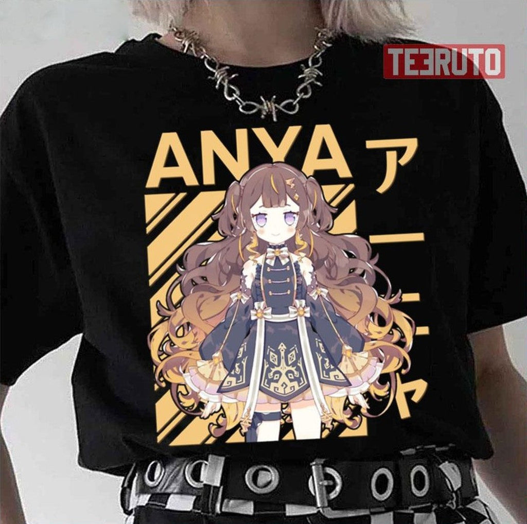 Anya Melfissa Premium Hololive Yellow Unisex T-Shirt