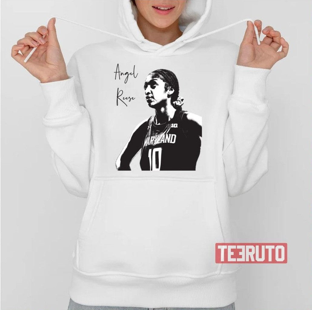 Black And White Art Angel Reese Unisex T-Shirt