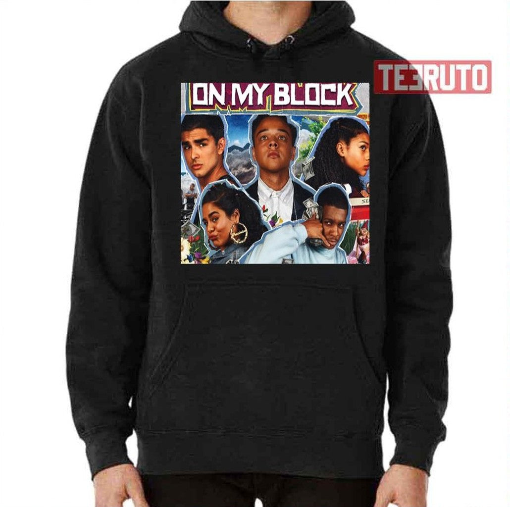 On My Block Collage Design Unisex T-Shirt