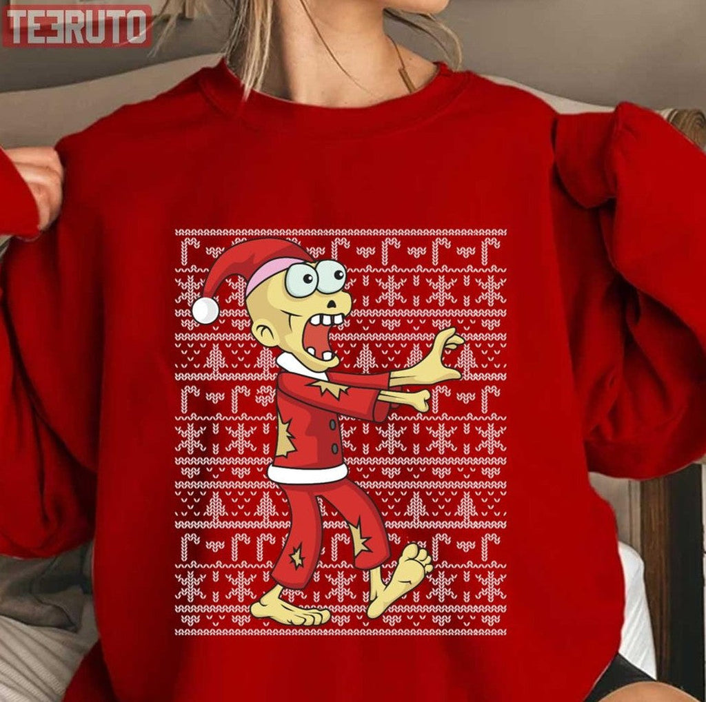 Scary Zombie Christmas 2023 Horror Unisex Sweatshirt