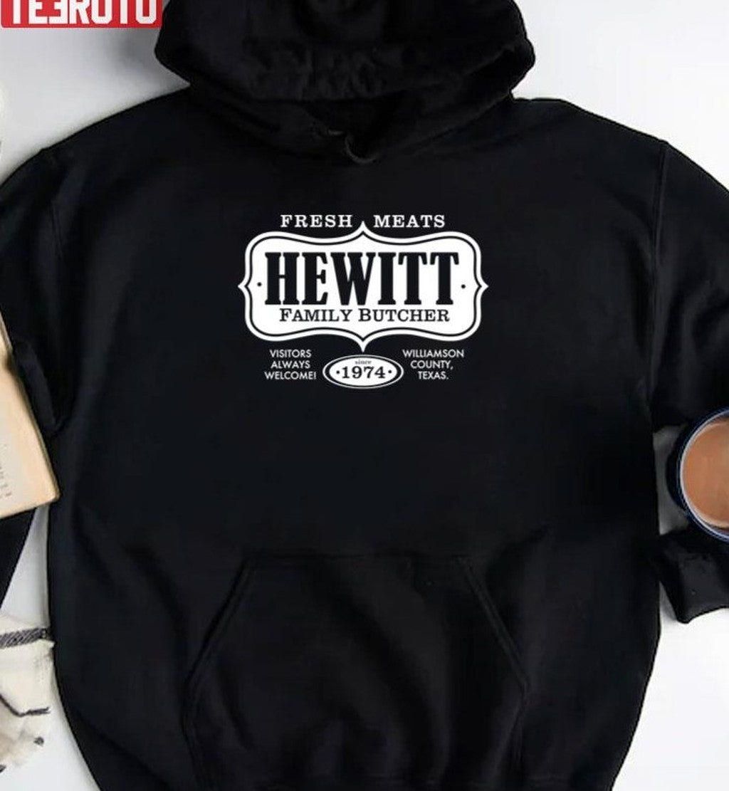 Texas Chainsaw Family Butcher Hewitt 1974 Unisex Sweatshirt