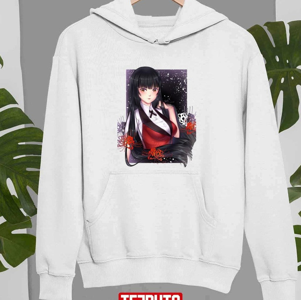 Bagas Ngobos Kakegurui Yumeko Jabami Cute Girl Anime Art Unisex Sweatshirt