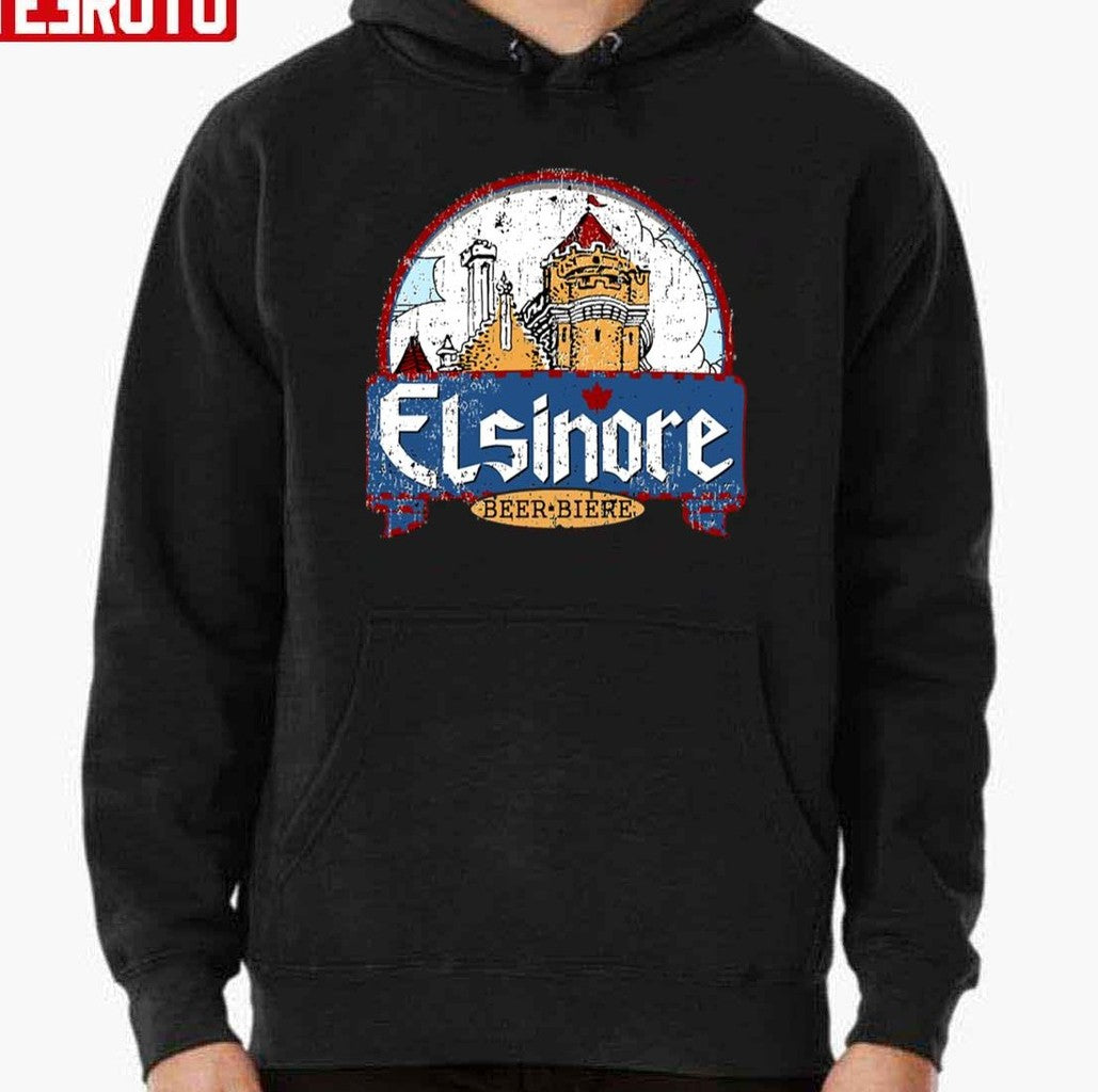 Beer Biere Elsinore Beer Distressed Unisex Hoodie
