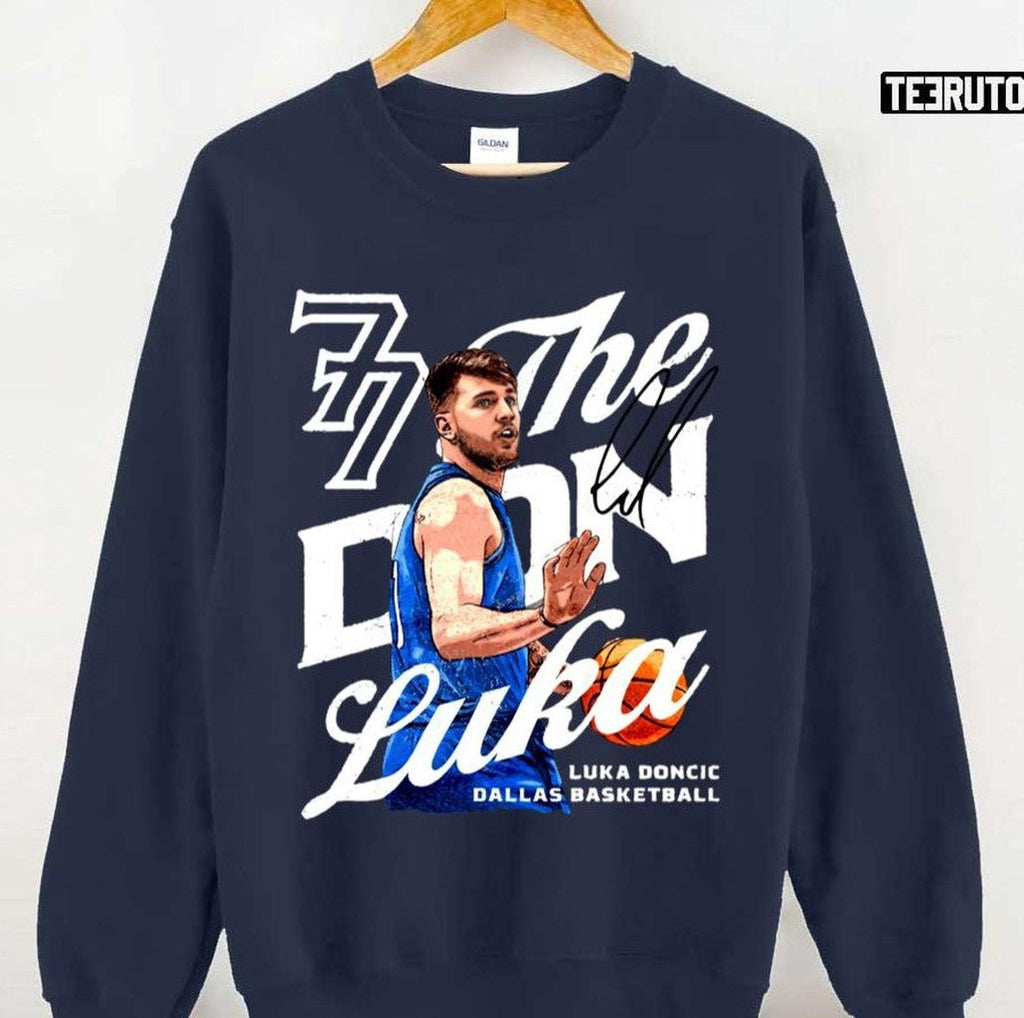 The Don Luke Luka Doncic Dallas Basketball Art Unisex Sweatshirt