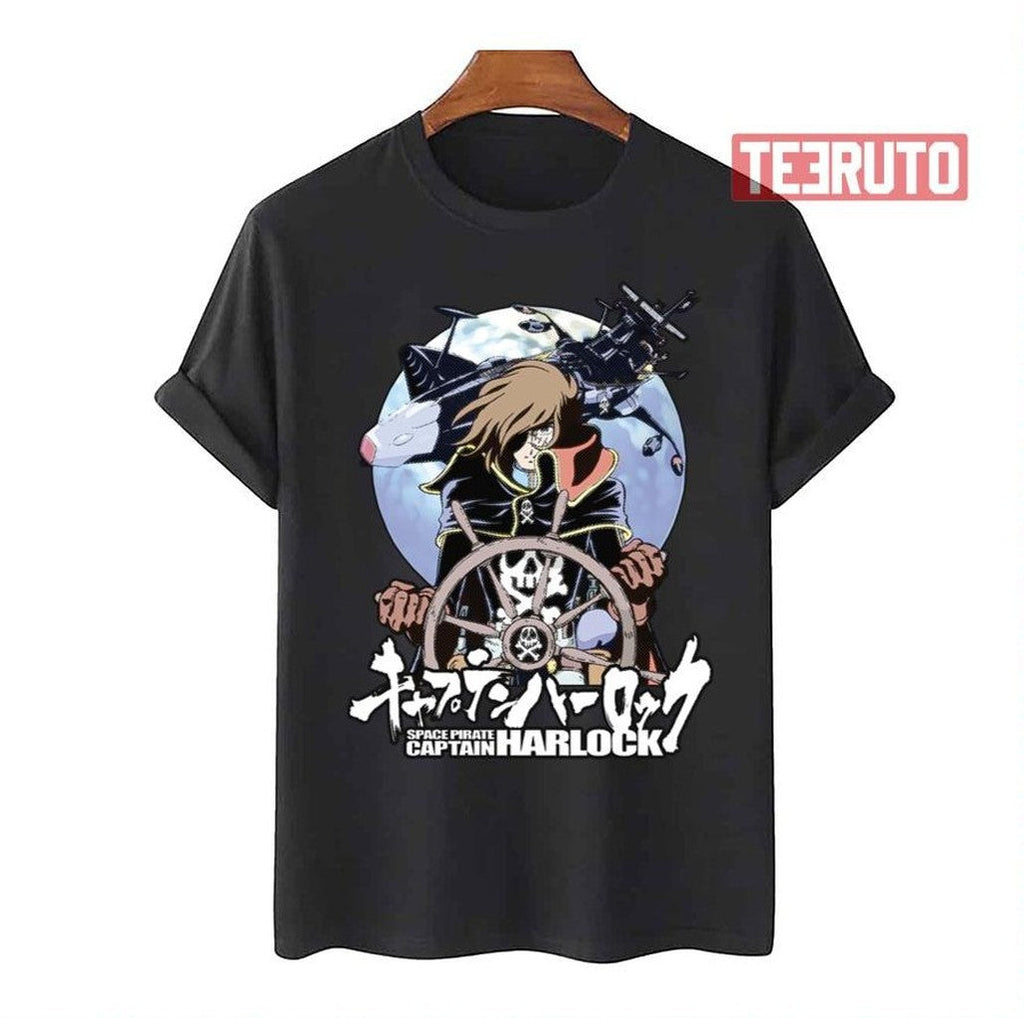 Riding A Ship Space Pirate Captain Harlock Unisex T-Shirt