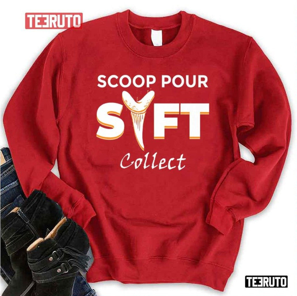 Scoop Pour Sift Col Jurassic World Unisex T-Shirt