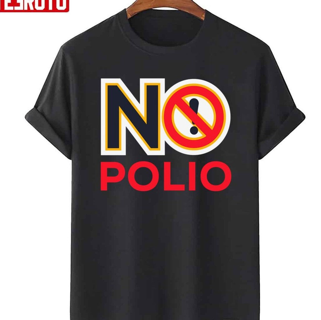 No Polio Warning Sign Unisex T-Shirt