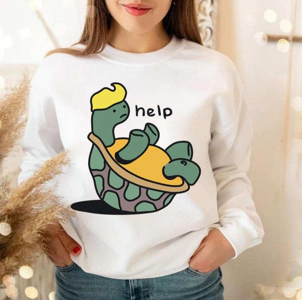 Obese Turtle Donald Trump Send Help Unisex T-Shirt