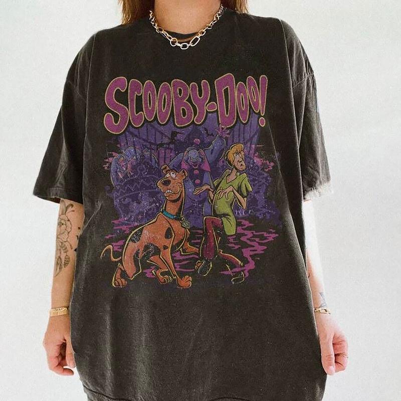 Vintage Scooby Sweatshirt, 90s Halloween Movie T-Shirt, Retro Halloween Sweatshirt, Scooby T-Shirt, Vintage Halloween Movie Character Tee, Vintage Hal