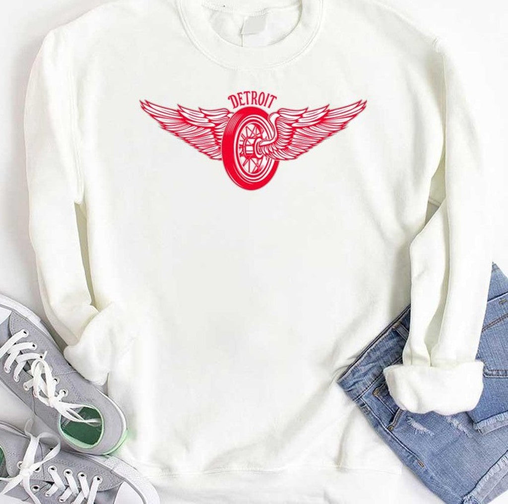 Motor City Logo Detroit Red Wings Unisex Hoodie