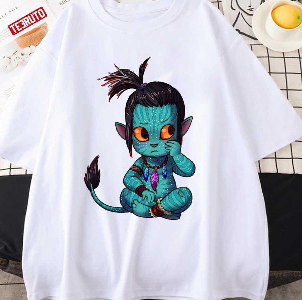 Avatar The Way Of Water Chibi Kawaii Fanart Unisex Hoodie