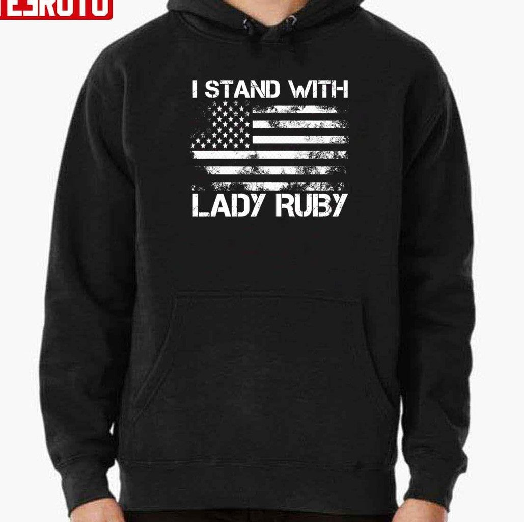 Stay Strong I Stand With Lady Ruby Grunge US Flag Unisex T-Shirt