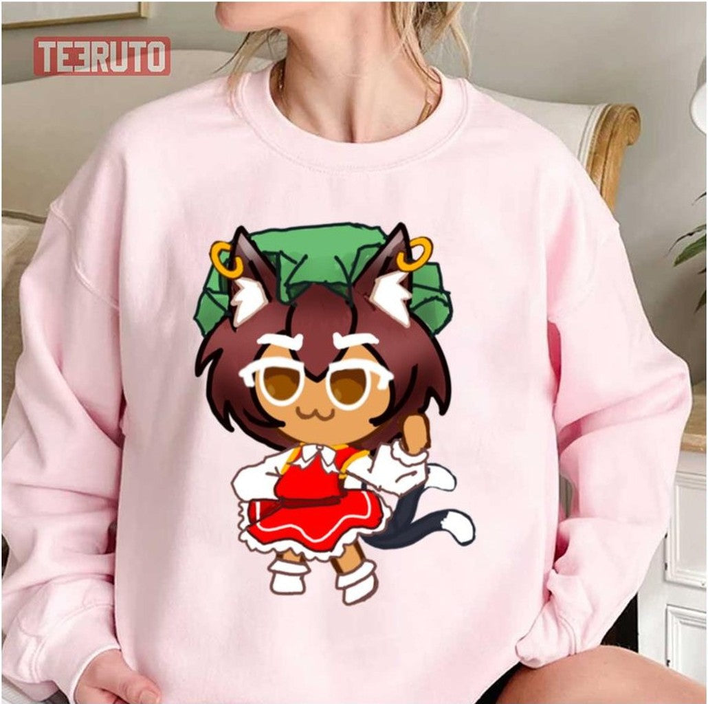 Bakeneko Cookie Touhou Project Unisex T-Shirt