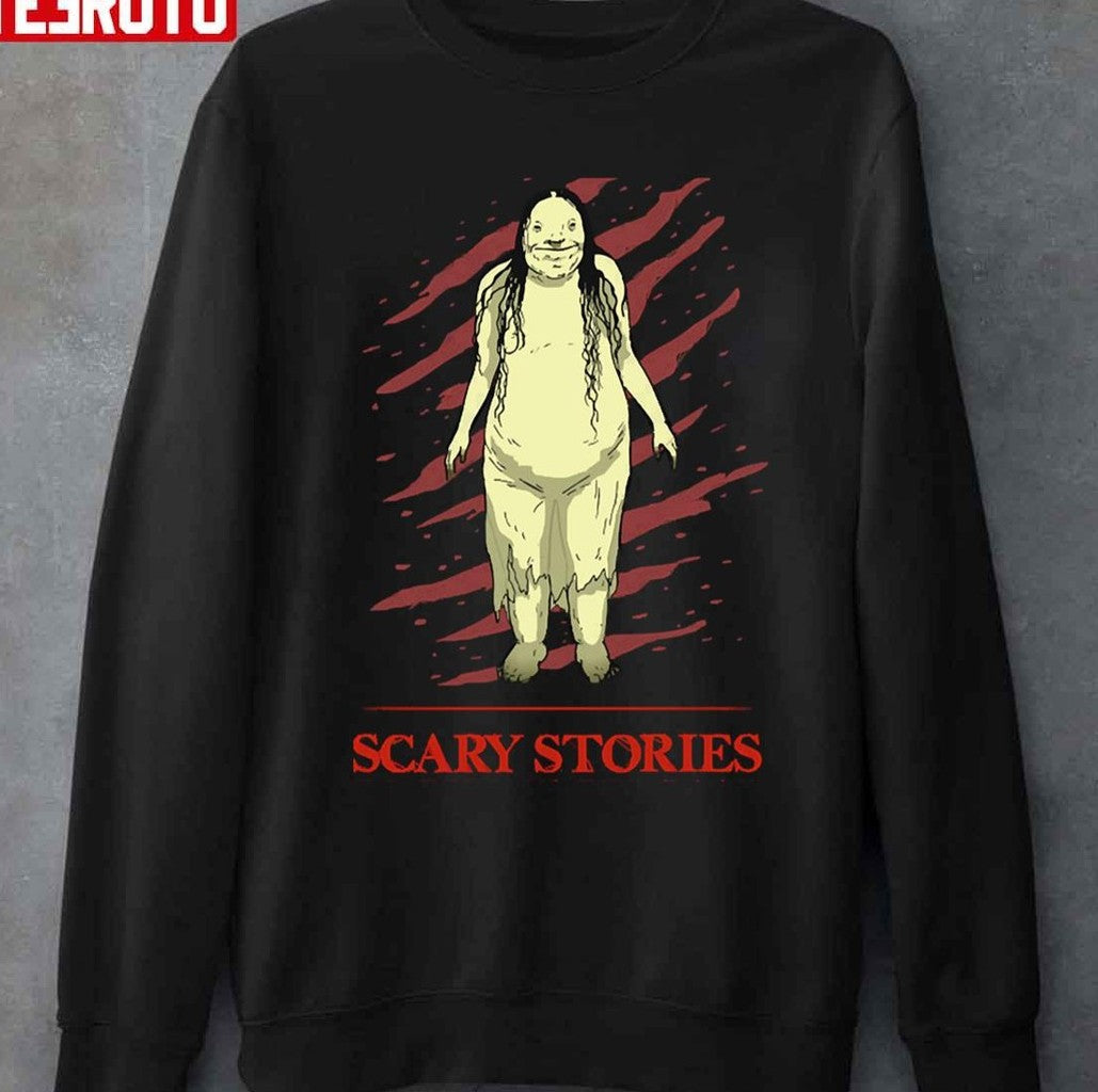 Scary Stories The Pale Lady Is Coming Retro Vintage Unisex T-shirt