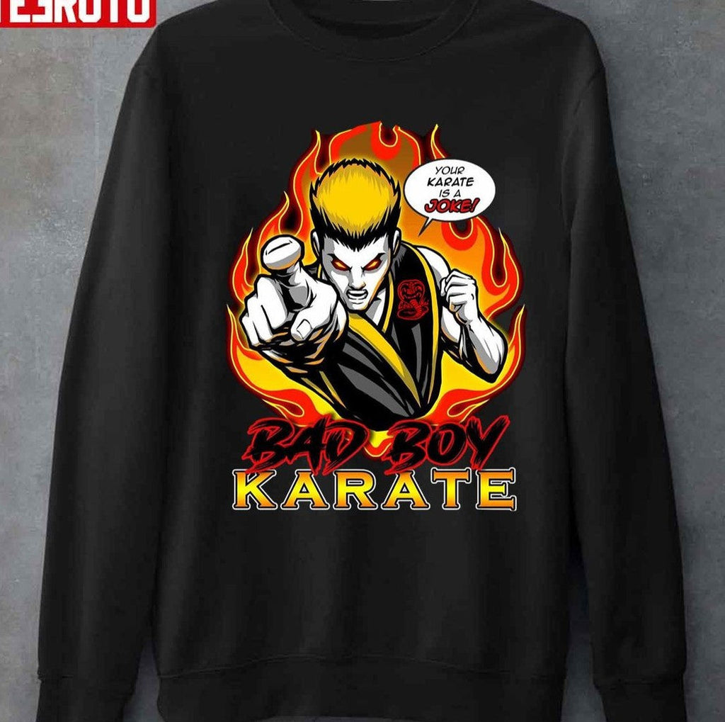Bad Boy Cobra Kai No Mercy Eagle Fang Karate Unisex T-Shirt