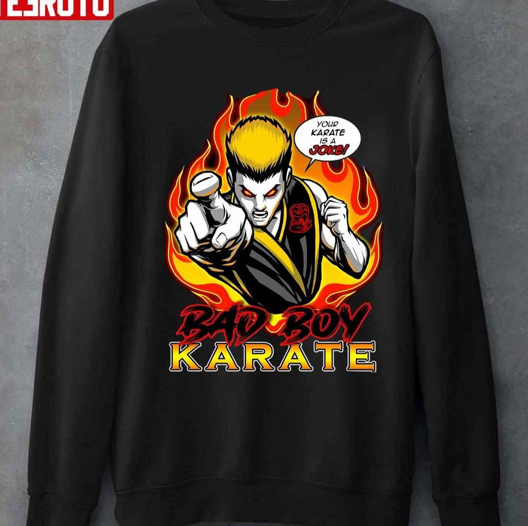 Bad Boy Cobra Kai No Mercy Eagle Fang Karate Unisex T-Shirt