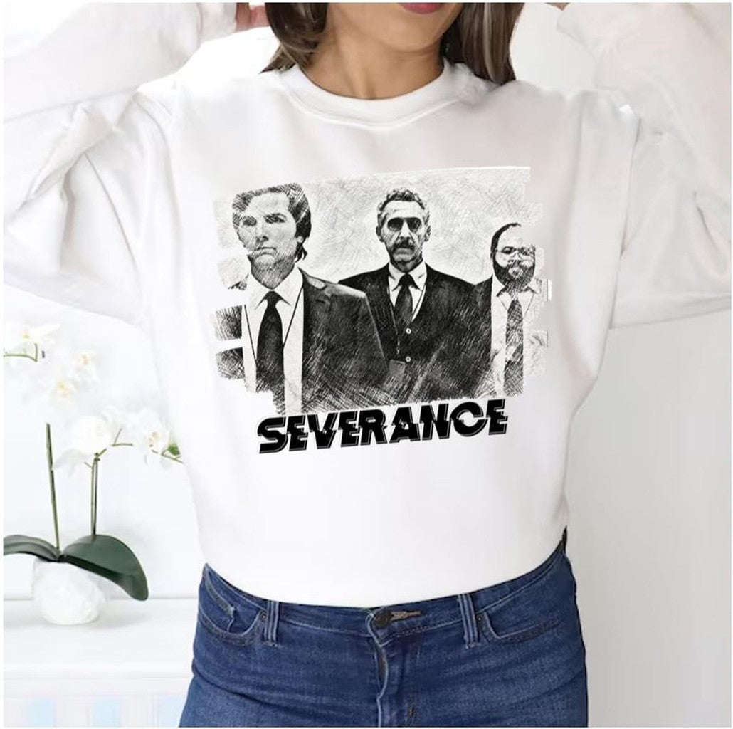 Pencil Sketch Severance Series Unisex Sweatshirt