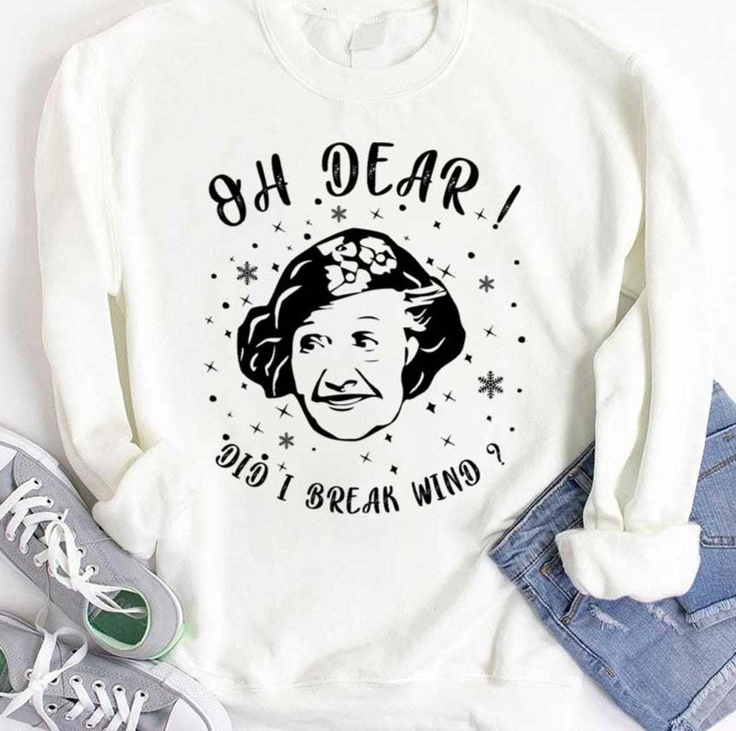 Oh Dear Did I Break Wind Christmas Classic Unisex Hoodie