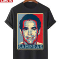 Pete Sampras Digital Graphic Tennis Pro Unisex T-Shirt